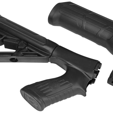 ADAPTIVE TACTICAL AT02000 EX Performance Stock & Forend Black Synthetic, Fits Remington 870 12 Gauge