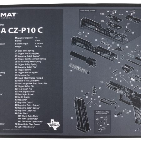 TekMat TEKR17CZP10C CZ P-10C Cleaning Mat Black/Gray Rubber 11"x17" CZ P-10C Parts Diagram