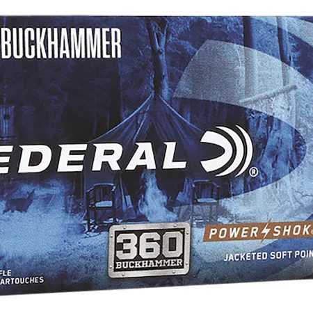 Federal 360BHAS Power-Shok Buckhammer 360Buckhammer 180gr Soft Point 20 Per Box/10 Case
