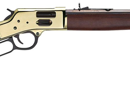 Henry H006GM Side Gate  357 Mag/38 Special 10+1 20" Blued Octagon Barrel, Polished Brass Rec, American Walnut Stock, Adj. Sight