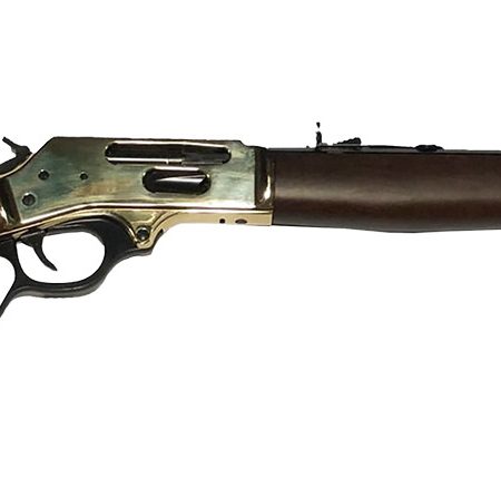 Henry H009BGL Side Gate  Full Size 30-30 Win 5+1 20" Blued Steel Barrel, Polished Brass Receiver, Fixed American Walnut Stock