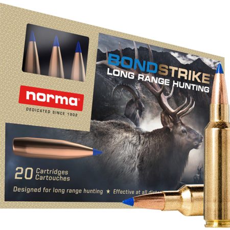 Norma Ammunition 20175832 Dedicated Hunting Bondstrike 300WSM 180gr Bonded Polymer Tip 20 Per Box/10 Case