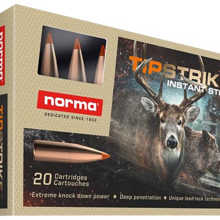 Norma Ammunition 20174352 Dedicated Hunting Tipstrike 308Win 170gr Polymer Tip 20 Per Box/10 Case