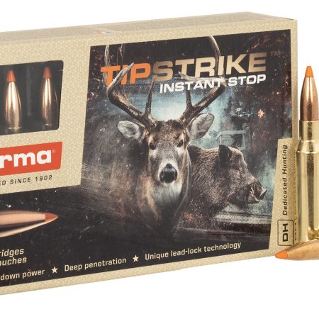 Norma Ammunition 20166512 Dedicated Hunting Tipstrike 6.5Creedmoor 140gr 20 Per Box/10 Case