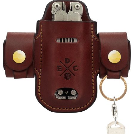 1791 Gunleather HDASSLCHNA EDC Heavy Duty Solo Action Snap OWB Chestnut Leather Belt Loop Ambidextrous