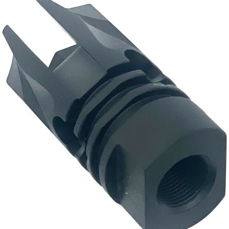 LBE Unlimited ARFH-REV REV Flash Hider 5.56mm (223 Cal) Black 1/2"-28 tpi Threads, Crush Washer
