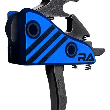 Rise Armament RA524DEFENSE Blitz Defense Single-Stage Hybrid with 4.50 lbs Draw Weight, Blue Housing & Black Trigger for AR-Platform, Includes Pins
