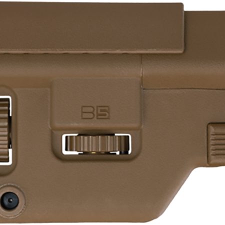 B5 Systems CPS1306 Precision  Coyote Brown Synthetic Adjustable with Cheek Riser Fits AR-Platform