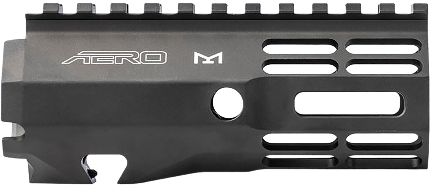 Aero Precision APRA500708A Atlas R-One Handguard 4.80" M-LOK, Black Anodized Aluminum, Full Length Picatinny Top, Mounting Hardware Included for M4E1/AR-15
