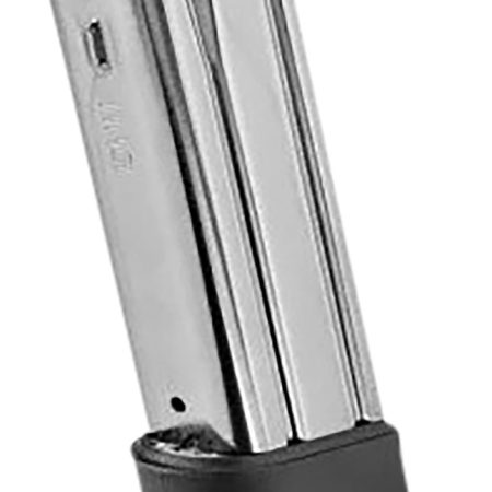 FN 20100732 510 Replacement Magazine 22rd 10mm Stainless Steel w/ Black Polymer Extended Floorplate Fits FN 510 Tactical