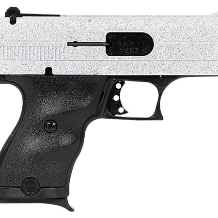 Hi-Point 916WHSP C9  9mm Luger 8+1 3.50" Black Steel Barrel, Hydro-Dipped White Sparkle Serrated Slide, Black Polymer Frame, Black Polymer Grips