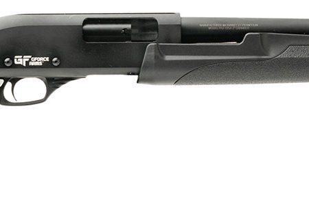 Gforce Arms GF2P12 GF2P  12 Gauge Pump 3" Chamber 7+1 20" Fixed Cylinder Bore, Black, 5rd Shell Carrier Stock, Rubber Pistol Grip, Blade Sight, 3rd Shell Holder on Rec