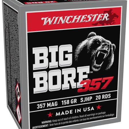 Winchester Ammo X357MBB Big Bore  357Mag 158gr Semi Jacketed Hollow Point 20 Per Box/10 Case
