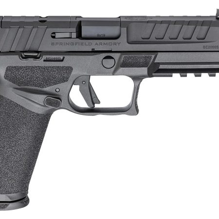 Springfield Armory ECT9459B3D Echelon  9mm Luger 17+1/20+1 5.28" Threaded Barrel, Black, Optic Cut Serrated Slide, Polymer Frame with Pic. Rail, Interchangeable Backstrap Grip, 3-Dot Tritium Sights