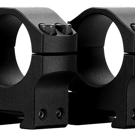 Mdt Sporting Goods Inc 103548BLK Premier Scope Ring Set Black Aluminum 34mm Tube, 1" Medium