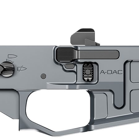 Radian Weapons R0388 A-DAC 15 Lower Receiver Gray, Fully Ambi Controls, Talon 45/90 Safety, Ext. Bolt Catch, Left-Side Mag Release, Right-Side Bolt Release, Enhanced Takedown Pins
