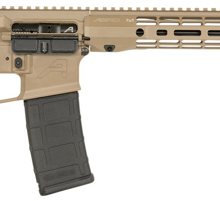 Aero Precision APCR640441 M4E1  5.56x45mm NATO 30+1 16" Mid-Length Barrel, FDE, 15" R-ONE M-LOK Handguard, Magpul Grip/SL Carbine Stock, Ambi Charging Handle/Safety