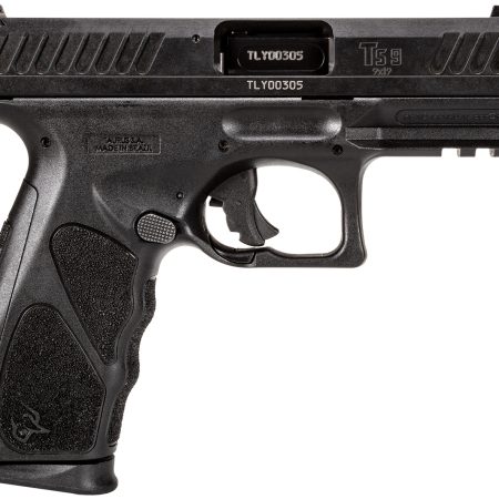 Taurus 1TS9SR041 TS9  Full Size Frame 9mm Luger 17+1 4" Matte Black Steel Barrel, Matte Black Serrated Steel Slide, Matte Black Polymer Frame w/Picatinny Rail, Black Polymer Grip, Includes 2 Magazines