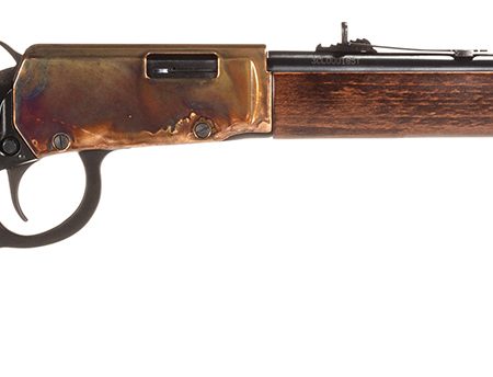 Heritage Mfg STR22LCH16 Settler Compact 22 LR 13+1 16.50" Black Oxide Alloy Steel Barrel, Color Case Hardened Aluminum Receiver ,Walnut Fixed Stock, Right Hand