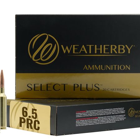 Weatherby M65PRC124HCB Select Plus  6.5PRC 124gr Hammer Custom 20 Per Box/10 Case
