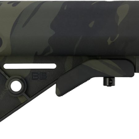 B5 Systems SOP1422 Enhanced SOPMOD Black Multi-Cam Synthetic for AR-Platform with Mil-Spec Receiver Extension (Tube Not Included)