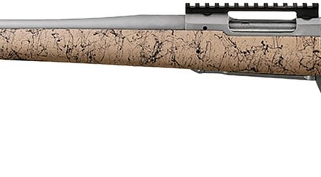 Ruger 57162 Hawkeye FTW Hunter Full Size 308 Win 4+1 22"  Matte Stainless Threaded Barrel, Picatinny Rail Stainless Steel Receiver, Speckled Tan/Black HS Precision Synthetic Stock, Left Hand
