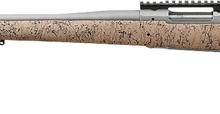 Ruger 57163 Hawkeye FTW Hunter Full Size 6.5 PRC 4+1 24" Matte Stainless Threaded Barrel, Picatinny Rail Stainless Steel Receiver, Speckled Tan/Black HS Precision Synthetic Stock, Left Hand