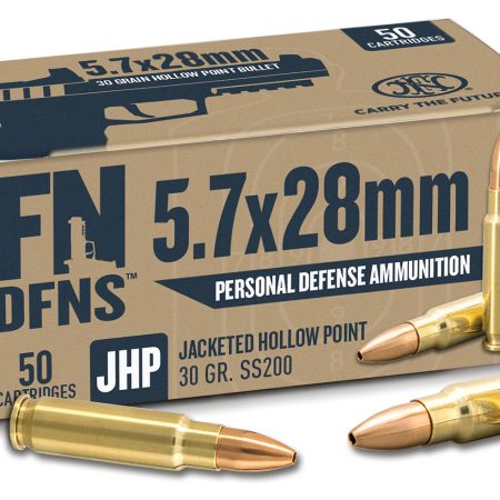 FN 10700030 DFNS  5.7x28mm 30gr Jacketed Hollow Point 50 Per Box/10 Case