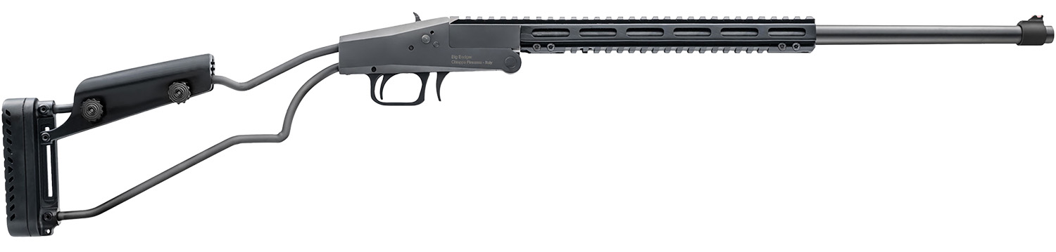 Chiappa Firearms 500273 Big Badger 410 3" 1rd 20", Blued, M-LOK/Picatinny Handgaurd, Wire Stock with Adj. Comb, Fiber Optic Sight