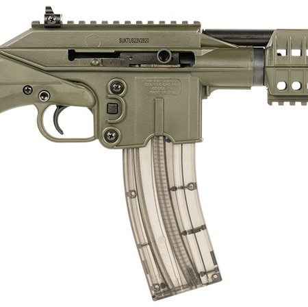 Kel-Tec SU22CAGRN SU22  Full Size 22 LR 26+1 16.10" Black Threaded Barrel, OD Green Picatinny Rail Polymer Receiver, OD Green Synthetic w/Storage Compartment Stock