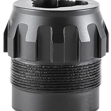 Dead Air DA444 P-Series 3-Lug Adapter Black Stainless Steel, Fits Primal/Wolfman/Ghost 45 with P-Series Adapter