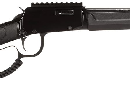 Rossi RL22161ST Rio Bravo Tactical 22 LR 10+1 16.50" Polished Black Oxide Steel Threaded Barrel, Picatinny Rail Matte Black Aluminum Receiver, Fixed Black Synthetic Stock