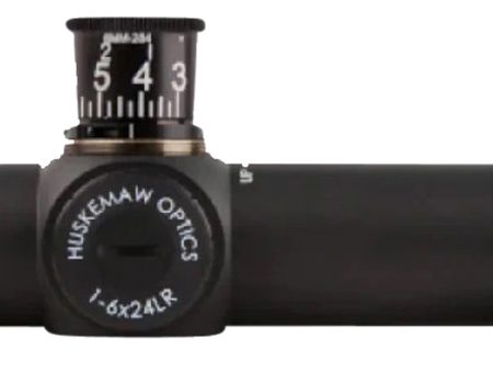 Huskemaw Optics 1016HO Tactical Hunter Black 1-6x24mm 30mm Tube, Illuminated HuntSmart Reticle