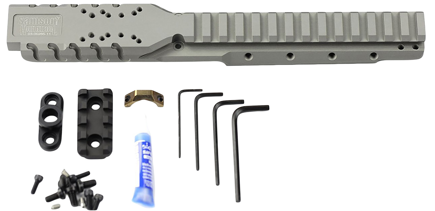 Samson 030026511 Hannibal Rail for Ruger Mini-14 or Mini-30 (2008 or Later) Natural Gray 0 MOA