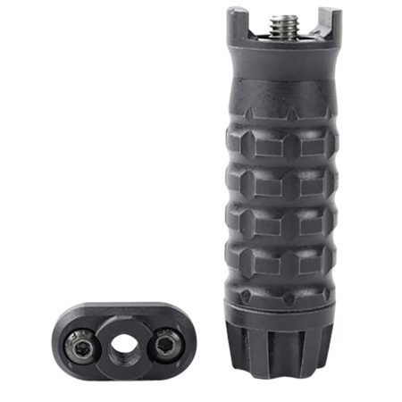 Samson 040510301 Medium Grenade Vertical Grip  Black Anodized M-LOK