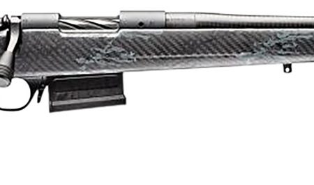 Bergara Rifles B14SM759CF B-14 Crest 6.5 PRC 3+1 20" Sniper Gray Cerakote #5 Contour Threaded Barrel, Sniper Gray Cerakote Steel Receiver, Black & Gray Sponge Fixed Carbon Fiber Stock