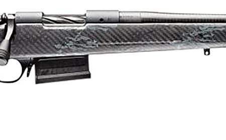 Bergara Rifles B14LM751CF B-14 Crest 300 Win Mag 5+1 22" Sniper Gray Cerakote #5 Contour Threaded Barrel, Sniper Gray Cerakote Steel Receiver, Black & Gray Sponge Fixed Carbon Fiber Stock