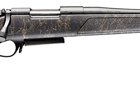 Bergara Rifles B14S902 Stoke  6.5 Creedmoor 4+1, 20" Graphite Black Cerakote #4.5 Contour Threaded Barrel, Graphite Black Cerakote Steel Receiver, Black Webbed Tan Fixed w/SoftTouch Synthetic Stock
