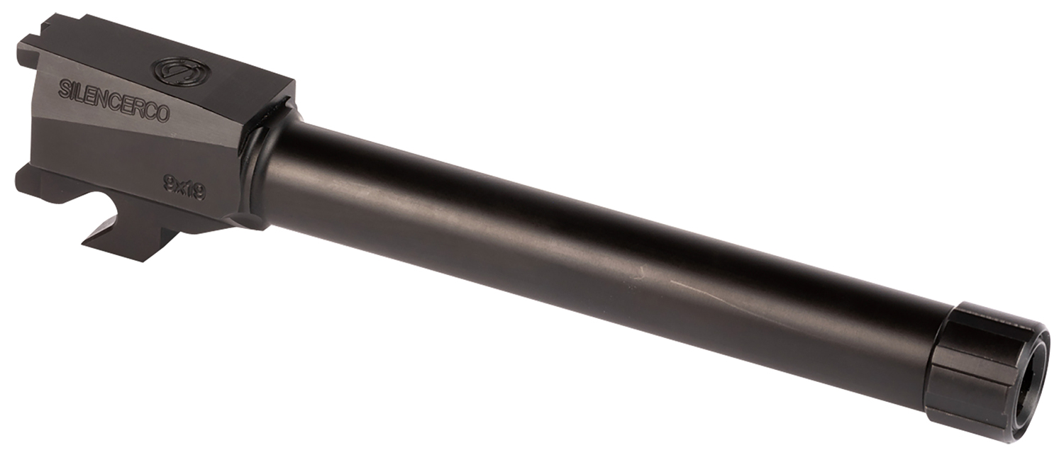 SilencerCo AC2413 Sig 5.46" 9mm Luger, Black Nitride Stainless Steel, Fits Sig P320 Full Size