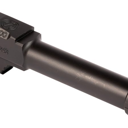 SilencerCo AC5049 Glock  9mm Luger 3.70" Threaded Black Nitride Stainless Steel, Fits Glock 43/43X