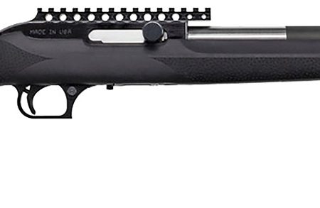 Magnum Research SBA17HMH Magnum Lite  17 HMR 19" Black Steel Threaded Barrel, Black Fixed Hogue OverMolded Stock