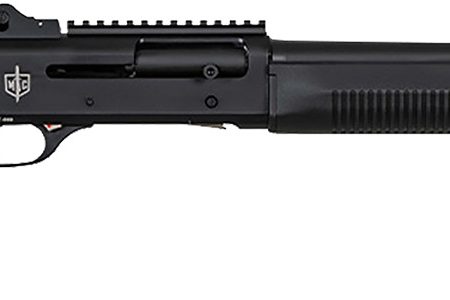 MAC 21000154 1014 Breacher 12 Gauge Semi-Auto 3" 5+1 18.50" Black Anodized Steel Barrel, Black Anodized Picatinny Rail Receiver, Black Pinned Fixed Synthetic Stock, Black Polymer Grip