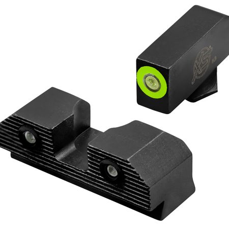 XS Sights GLR203P6G R3D 2.0 Night Sights fits Glock  Black | Green Tritium Green Outline Front Sight Green Tritium  Rear Sight