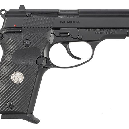 EAA GIRSAN 390815 MC14BDA  380 ACP 13+1 3.80" Black Steel Barrel, Black Serrated Steel Slide, Black Aluminum Frame w/Beavertail, Black Polymer Grip