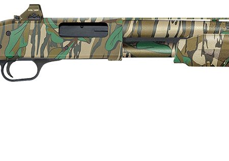 Mossberg 54342 500 Turkey 20 Gauge 5+1 3" 20", Mossy Oak Greenleaf, Optic Cut Rec, Synthetic Furniture, Fiber Optic Front Sight, X-Factor Ported Choke, Includes Holosun Red Dot