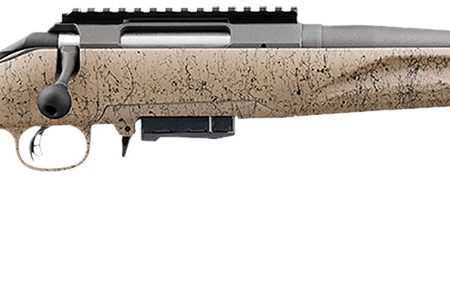 Ruger 46921 American Ranch Gen II 7.62x39mm 5+1 16.10" Cobalt Cerakote Spiral Threaded Barrel, Picatinny Rail Steel Receiver, Flat Dark Earth Splatter Adj Comb Synthetic Stock