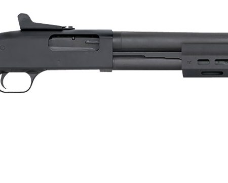 Mossberg 50674 590  12 Gauge Pump 3" 8+1 20" Matte Blued Steel Barrel, Matte Blued Drilled & Tapped Receiver, M-LOK Handguards, Black Fixed Synthetic Stock
