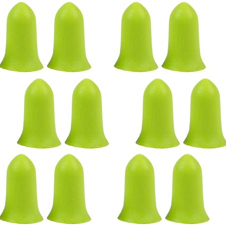 Allen 4136 Tapered Foam Ear Plugs 32 dB Lime Green 6 Pair