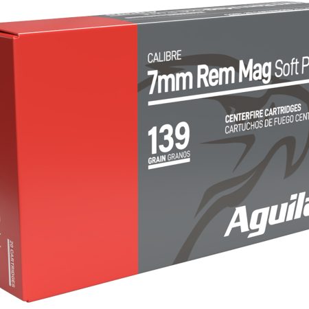 Aguila 80591AG   7mm Rem Mag 139gr InterLock Boat Tail Soft Point 20 Per Box/10 Case