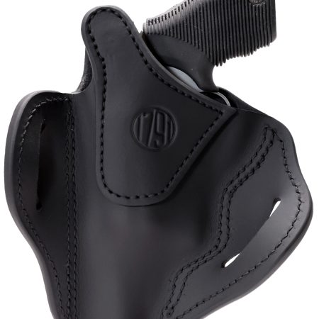 1791 Gunleather RVHX3SBLR RVHX-3  OWB Size 03 Stealth Black Leather Belt Slide Right Hand